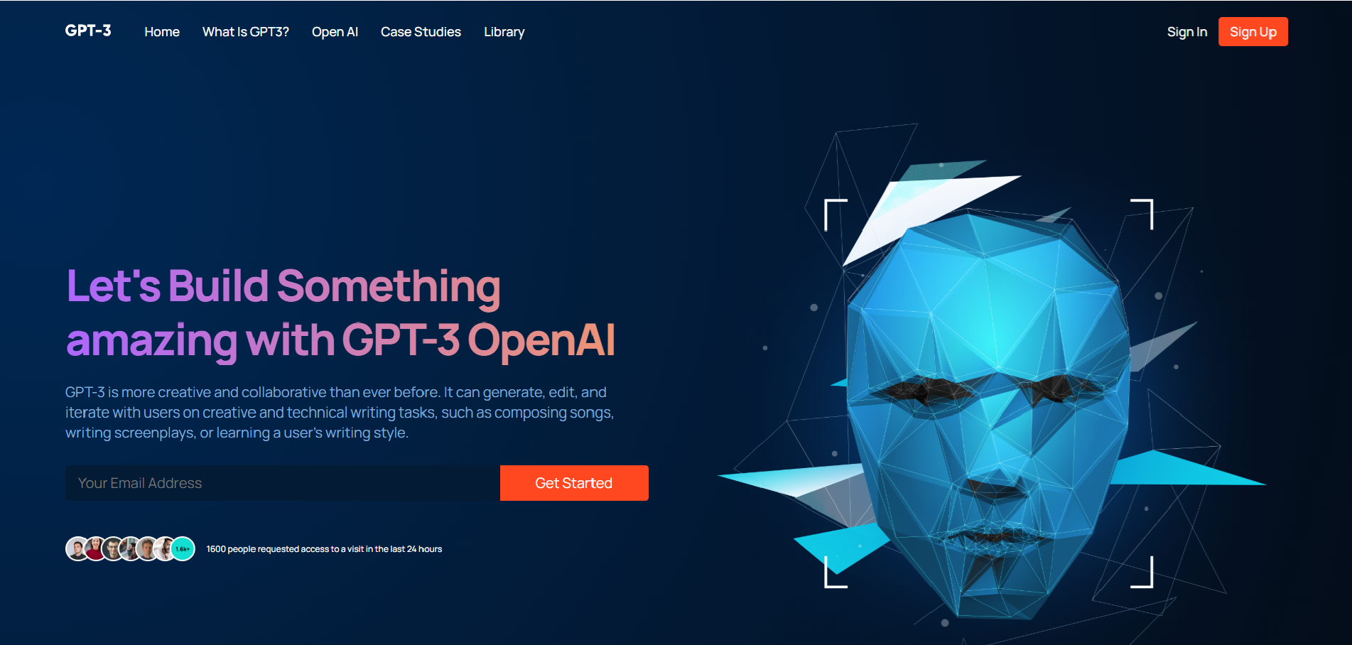 GPT3 Clone screenshot